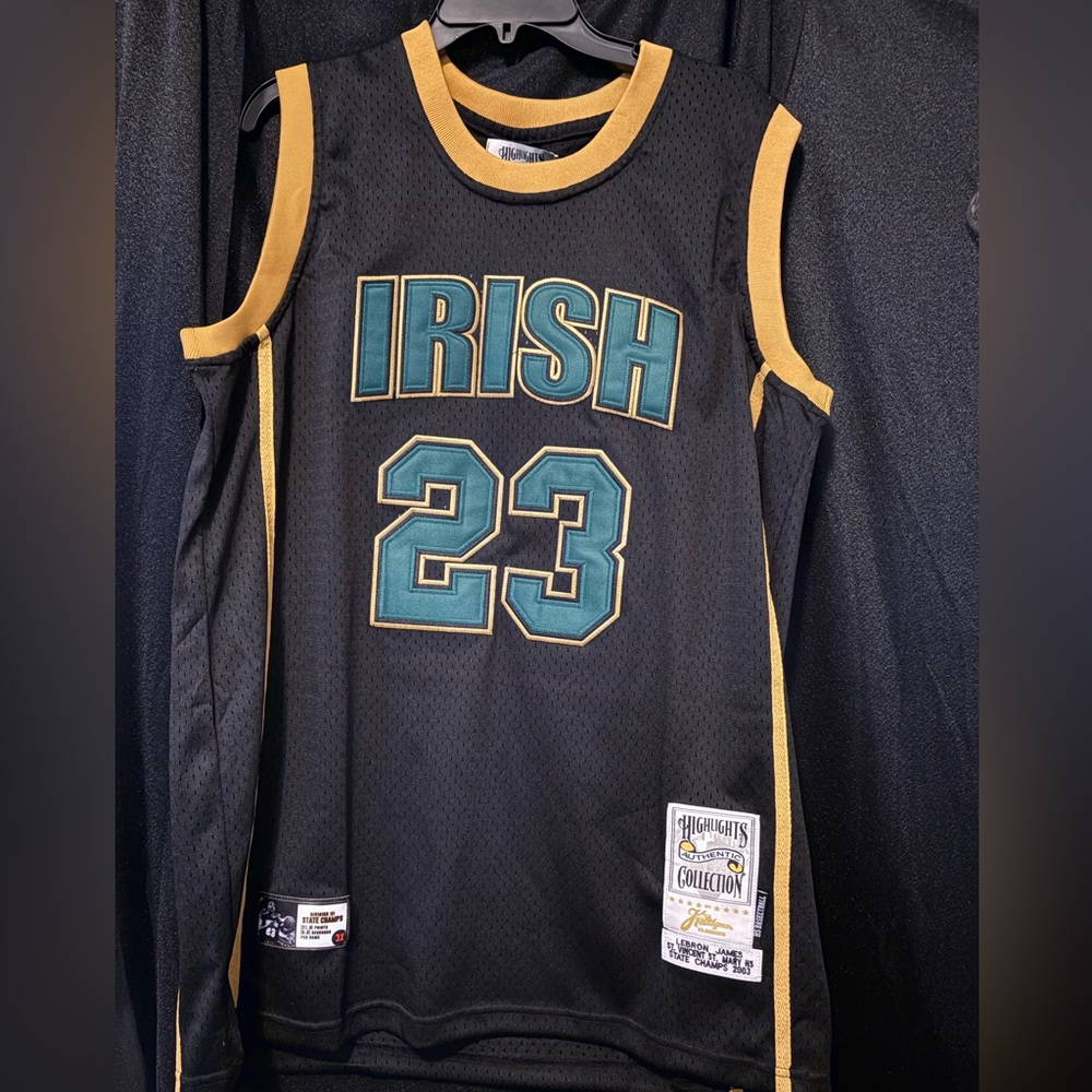 LeBron James Irish Jersey